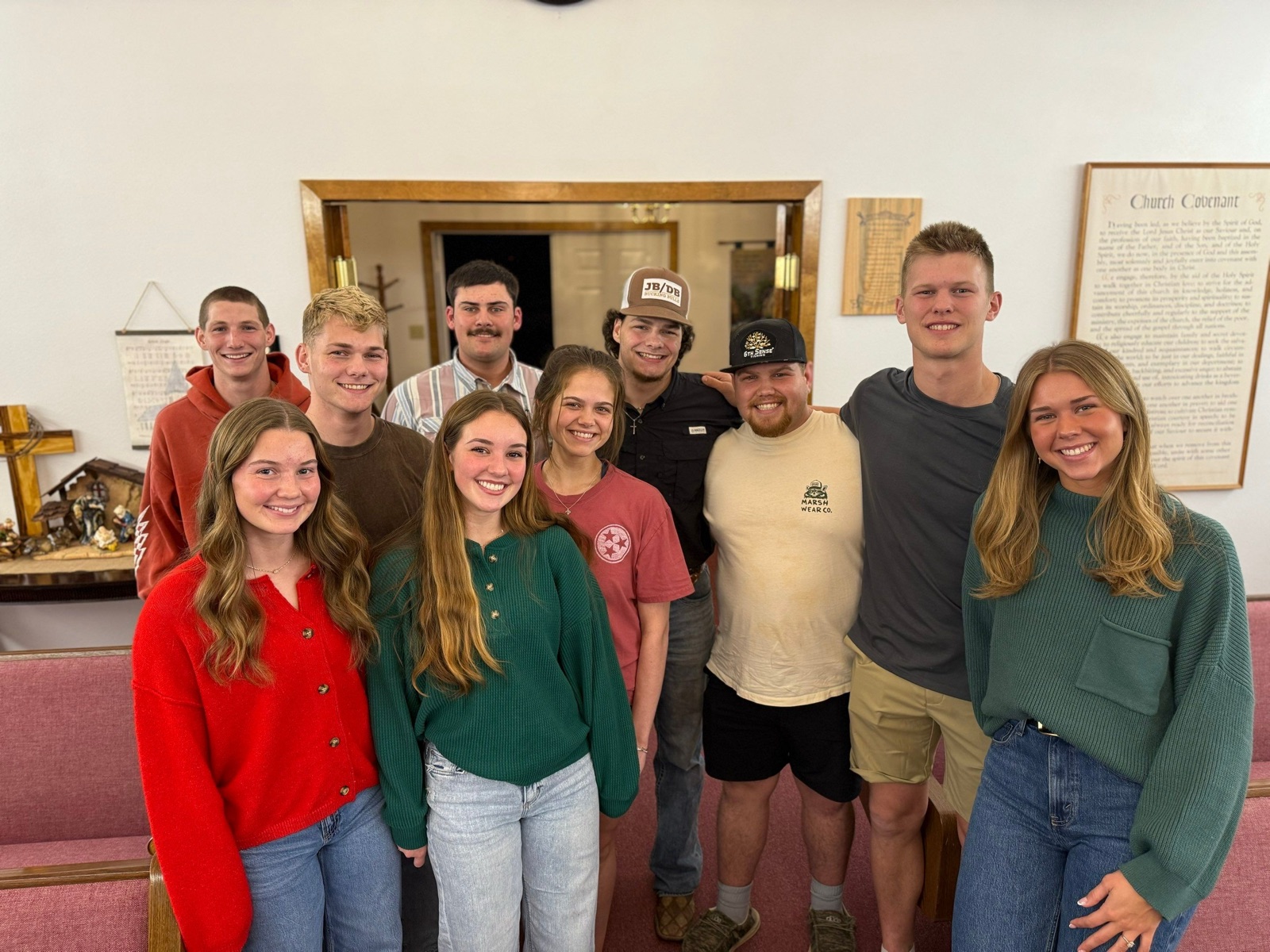 Young adults at Shady Grove Church